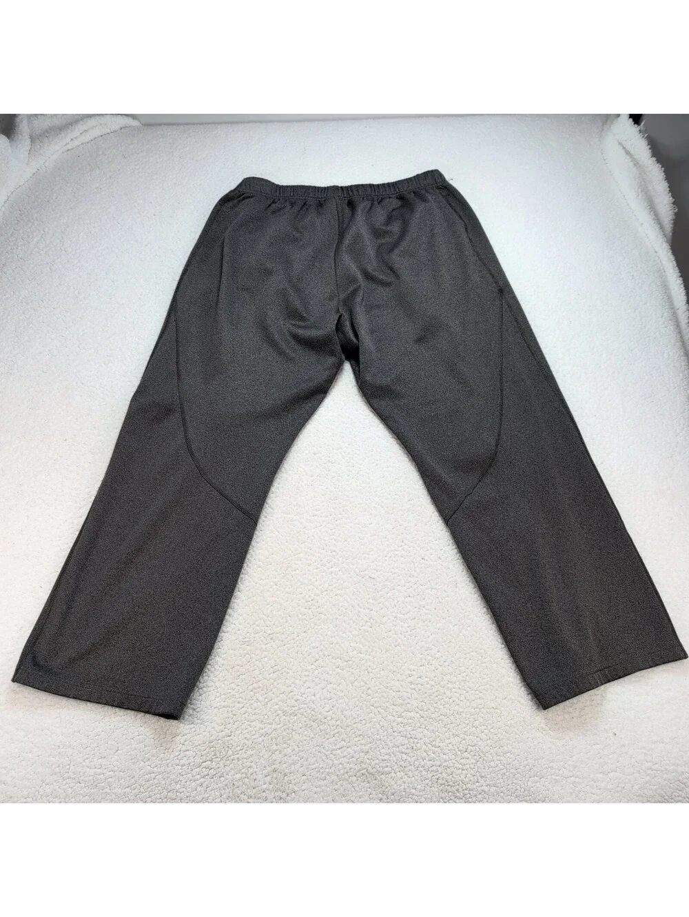 The North Face Mens Large Fleece Lounge Sweatpants Gray Logo Joggers